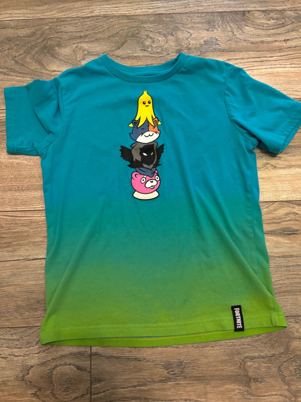 Fortnite Gradient Character Stack Tee